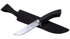 Нож Охотник 2 (Х12МФ, чёрный граб)