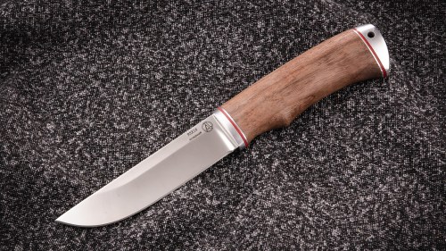 Нож Охотник (95Х18, орех, дюраль)
