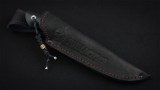 Нож Бурундук (D2, вставка - кориан, черный граб, инкрустация виноградная лоза), фото 6