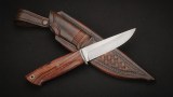 Нож Охотник (S125V, айронвуд, мозаичные пины, формованные ножны), фото 6