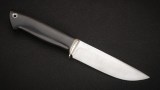 Нож Охотник (S125V, стабилизированный чёрный граб, инкрустация волки, формованные ножны), фото 4