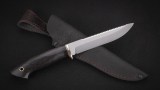 Нож Осетр (N690, чёрный граб), фото 6