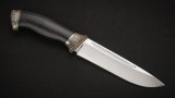 Нож Русский (ELMAX, стабилизированный чёрный граб, авторское литье, формованные ножны), фото 4
