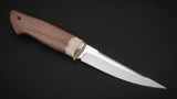 Нож Рыбацкий (95Х18, вставка - белый кориан, орех), фото 5