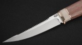 Нож Рыбацкий (95Х18, вставка - белый кориан, орех), фото 2