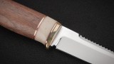 Нож Рыбацкий (95Х18, вставка - белый кориан, орех), фото 6