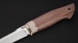 Нож Рыбацкий (95Х18, вставка - белый кориан, орех), фото 3