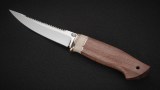 Нож Рыбацкий (95Х18, вставка - белый кориан, орех), фото 4
