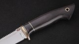 Нож Рыбацкий (N690, тёмный кориан, чёрный граб), фото 3