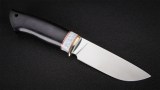 Нож Сафари (95Х18, чёрный граб, вставка - белый кориан), фото 5