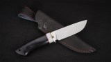 Нож Сафари (95Х18, чёрный граб, вставка - белый кориан), фото 7
