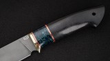 Нож Сафари (D2, вставка - акрил, чёрный граб), фото 3