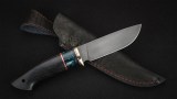 Нож Сафари (D2, вставка - акрил, чёрный граб), фото 7