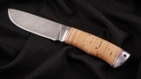 Нож Сафари (дамаск, береста, дюраль), фото 4