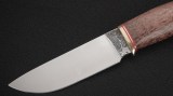 Нож Сафари (Х12МФ, стабилизированная карельская берёза коричневая), фото 2