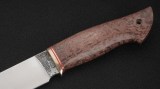 Нож Сафари (Х12МФ, стабилизированная карельская берёза коричневая), фото 3