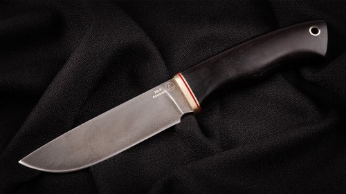 Нож Сафари (ХВ5-алмазка, чёрный граб)