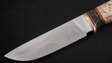 Нож Сафари (М390, стабилизированная карельская береза, вставка - кориан, мозаичный пины), фото 2