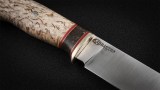 Нож Сафари (М390, стабилизированная карельская береза, вставка - кориан, мозаичный пины), фото 5