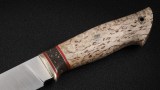 Нож Сафари (М390, стабилизированная карельская береза, вставка - кориан, мозаичный пины), фото 3