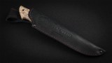 Нож Сафари (М390, стабилизированная карельская береза, вставка - кориан, мозаичный пины), фото 7