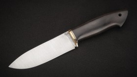 Нож Сахалин (95Х18, чёрный граб)