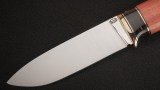 Нож Сахалин (N690, тёмный кориан, бубинга-помеле, мозаичные пины), фото 2
