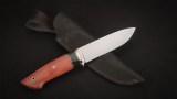 Нож Сахалин (N690, тёмный кориан, бубинга-помеле, мозаичные пины), фото 6