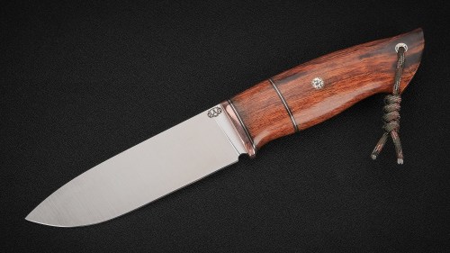 Нож Сахалин (S390,айронвуд, мозаичные пины)