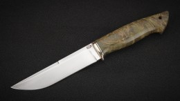 Нож Северный (Х12МФ, стабилизированная карельская берёза зелёная)
