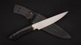 Нож Шеф-повар 3 (95Х18, черный граб), фото 6