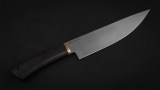 Нож Шеф-повар 4 (95Х18, чёрный граб), фото 7