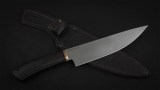 Нож Шеф-повар 4 (95Х18, чёрный граб), фото 8