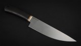 Нож Шеф-повар 4 (95Х18, чёрный граб), фото 5