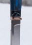 Нож Скорпион (S125V, макуме, стабилизированный зуб мамонта, синий карбон, формованные ножны), фото 32