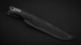 Нож Соболь (Х12МФ, черный граб, стабилизированная вставка), фото 7