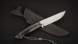 Нож Соболь (К340, тёмный кориан, чёрный граб), фото 6