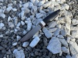 Нож Соболь (QPM 53, макуме, элфорин, стабилизированный граб, формованные ножны), фото 3