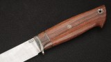 Нож Соболь (S125V, айронвуд, вставка - стабилизированный зуб мамонта, мозаичные пины, формованные ножны), фото 3