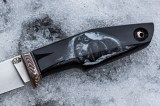 Нож Соболь (S125V, макуме, рог буйвола, скрим шоу Соболь, формованные ножны), фото 3