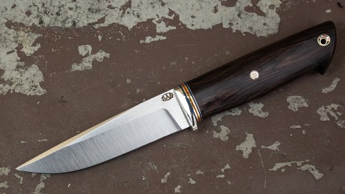 Нож Стриж (S90V, гренадил, мозаичные пины, формованные ножны)