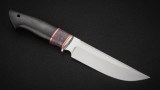 Нож Тайга (95Х18, стабилизированная вставка фиолетовая, чёрный граб), фото 4