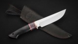 Нож Тайга (95Х18, стабилизированная вставка фиолетовая, чёрный граб), фото 5