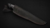 Нож Тайга (95Х18, стабилизированная вставка фиолетовая, чёрный граб), фото 6