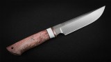 Нож Тайга (ELMAX, стабилизированная карельская береза, вставка - кориан, мозаичный пин), фото 7