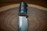 Нож Тайга (S125V, макуме, зуб мамонта, карбон, формованные ножны), фото 3