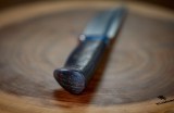 Нож Тайга (S125V, макуме, зуб мамонта, карбон, формованные ножны), фото 5