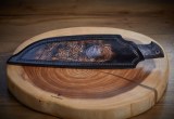 Нож Тайга (S125V, макуме, зуб мамонта, карбон, формованные ножны), фото 9