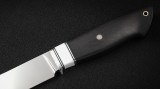 Нож Таймень (D2, кориан, черный граб, мозаичный пин), фото 3