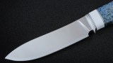 Нож Таймень (К340, вставка - кориан, стабилизированная карельская береза), фото 2